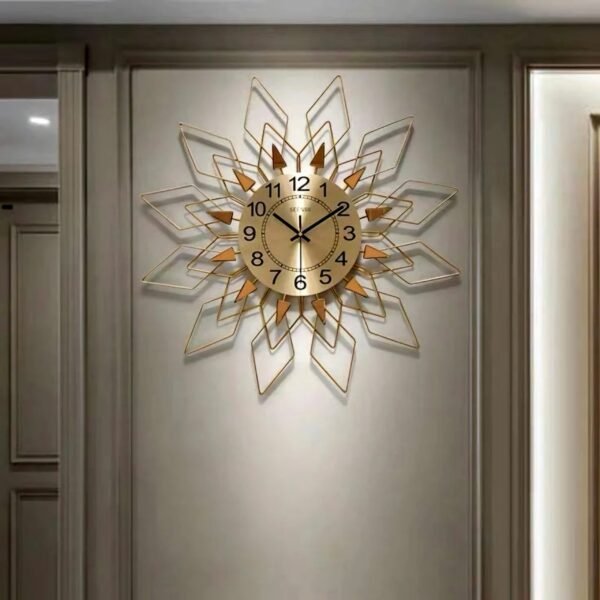 Solara Radiance Handcrafted Wall Clock