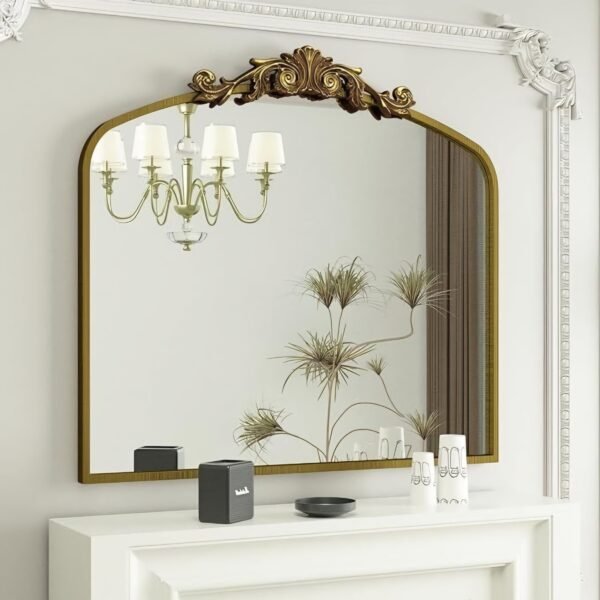 Royal Antique Golden Arched Mirror