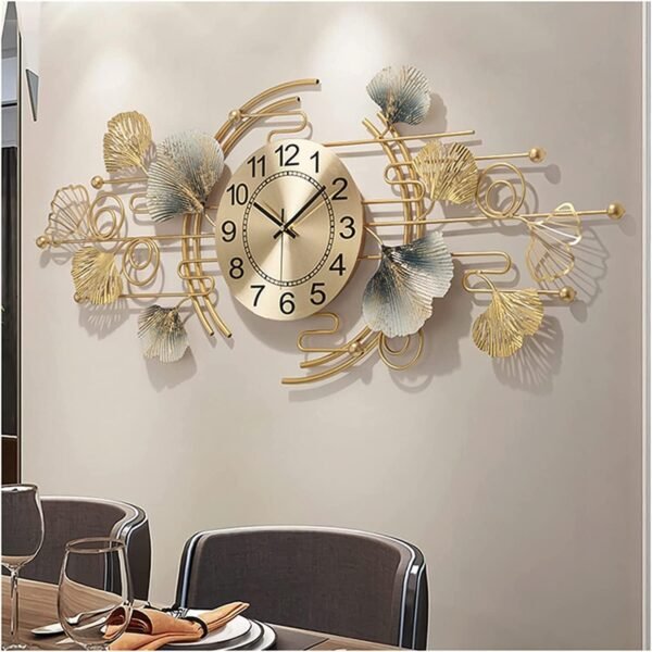 Grande Arc Luxury Metal Wall Clock