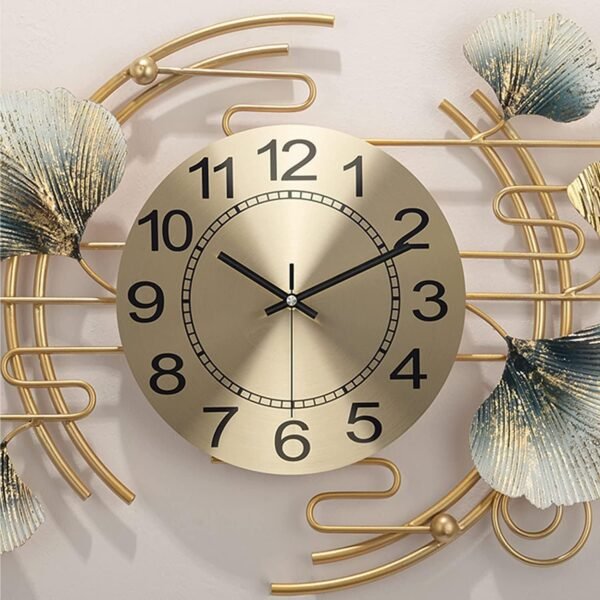 Grande Arc Luxury Metal Wall Clock