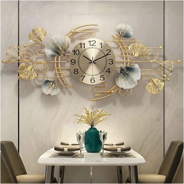 Grande Arc Luxury Metal Wall Clock