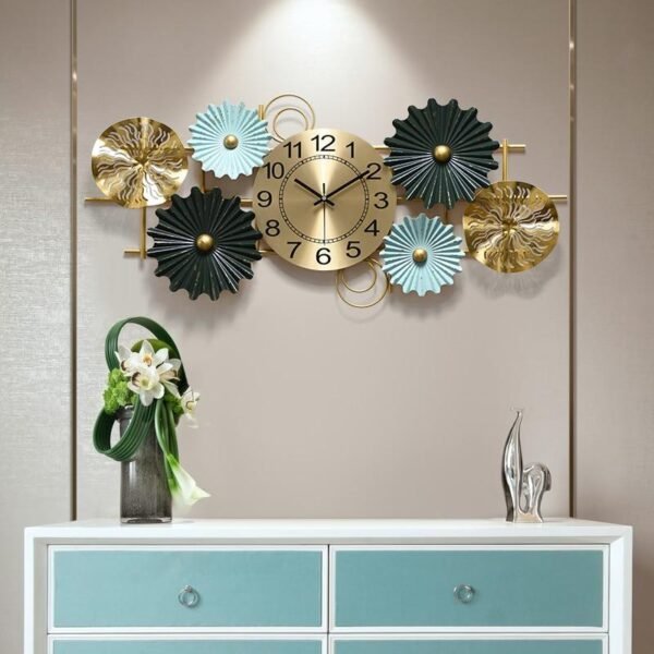 Modern Radiance Abstract Wall Clock