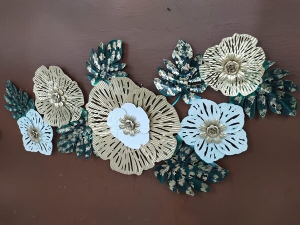 Metal Floral Wall Art - Image 2