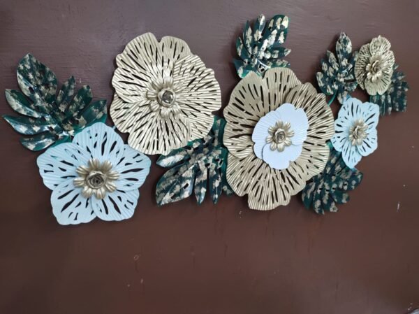 Metal Floral Wall Art - Image 3