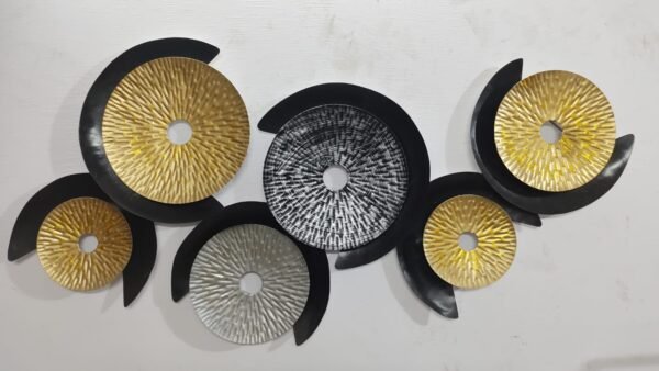 MODERN PLATTED WALL SCULPTURE