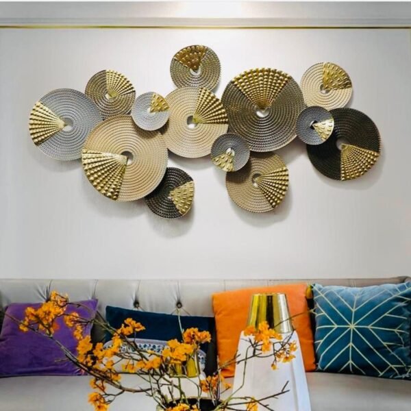 Round Plate Metal Wall Art