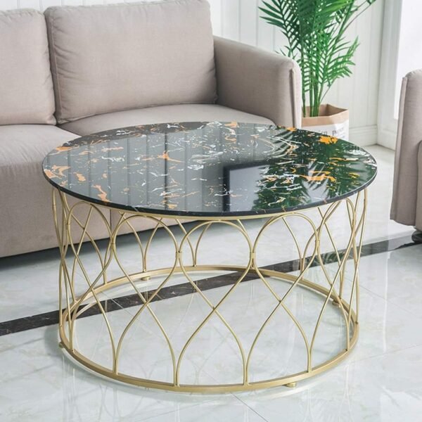 Aurion Marble-Top Coffee Table