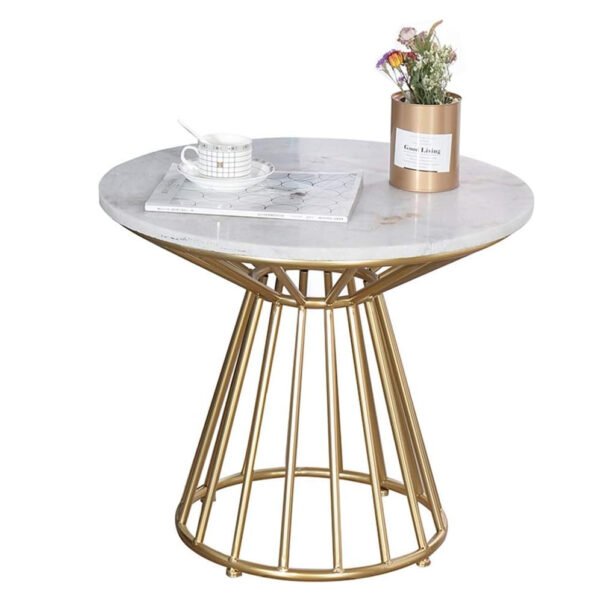 Lyra Modern Marble Side Table