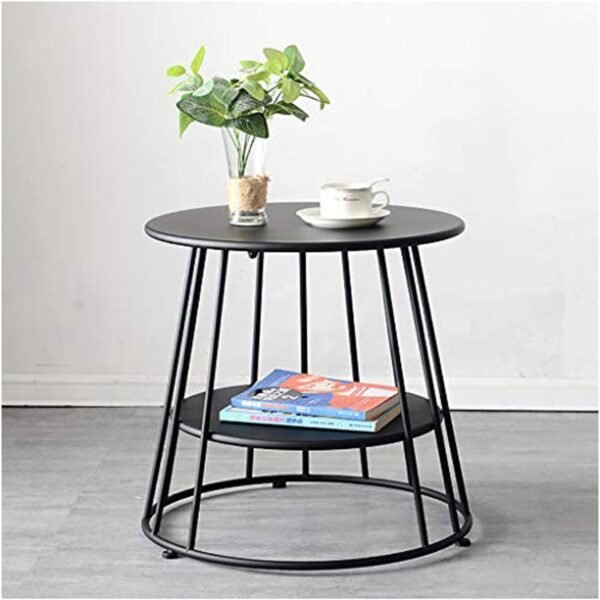 Monarch Ring Black Side Table