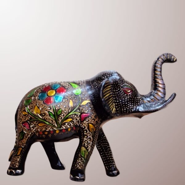 Meenakari Elephant Showpiece – Lucky Charm