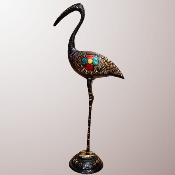 Elegant Brass Love Birds Set of 2 - Image 2