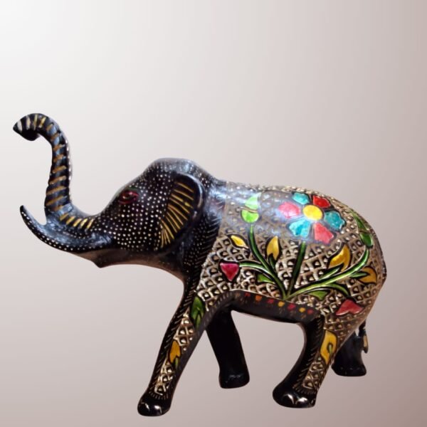 Meenakari Elephant Showpiece – Lucky Charm - Image 2