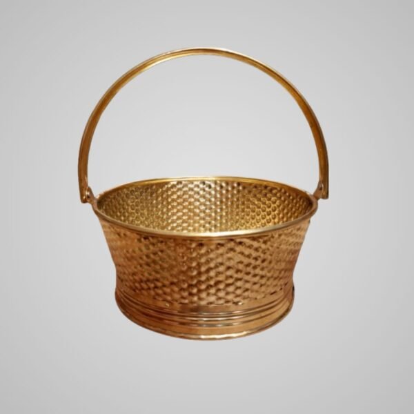 Premium Hammered Basket with Om Design