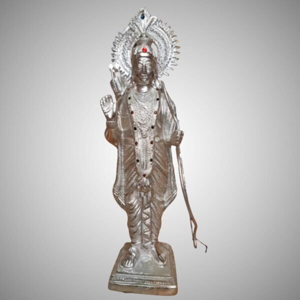 Shri Ram Darbar Idol in German Silver - With Divine Power - Image 3