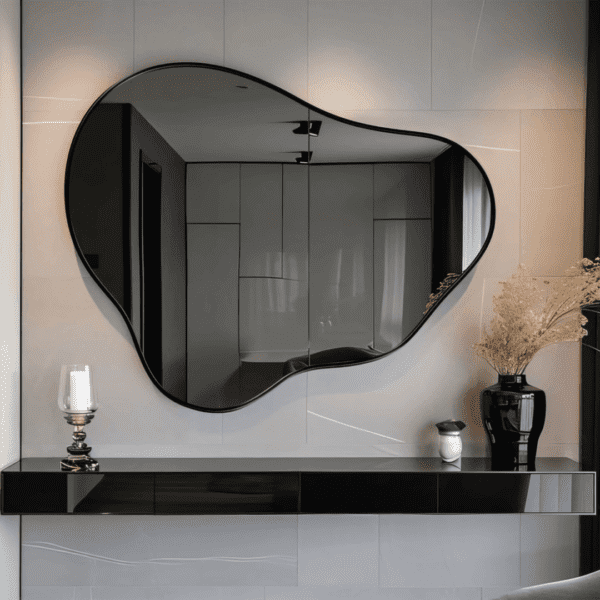 Modern Black Stylish Mirror